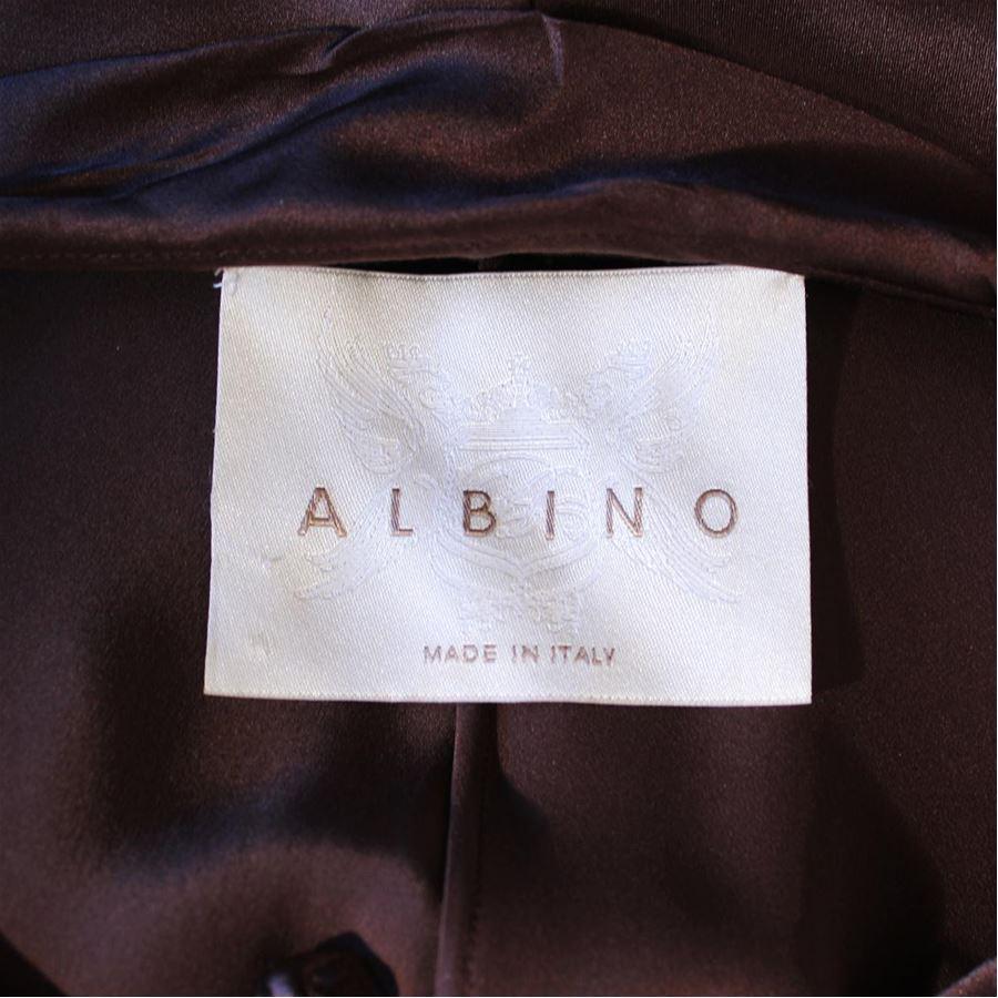 Albino Silk dress size 42 In Excellent Condition For Sale In Gazzaniga (BG), IT