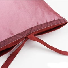 Silk Dupioni Throw Pillow Mauve
