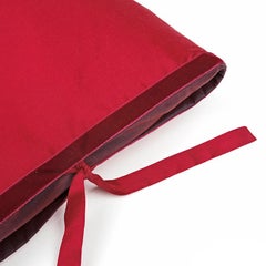 Silk Dupioni Throw Pillow Raspberry