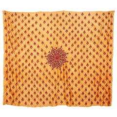 Antique Silk Embroidery from Gujarad, India, Early 20th Century