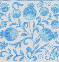 Silk Embroidery Suzani Cushion Cover, New Handmade Uzbek Lace Pillow
