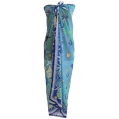 2 Escada Scarf  - Shawl 1980s 53 x 54 New, Scarf unworn 34 in. x 34 in.