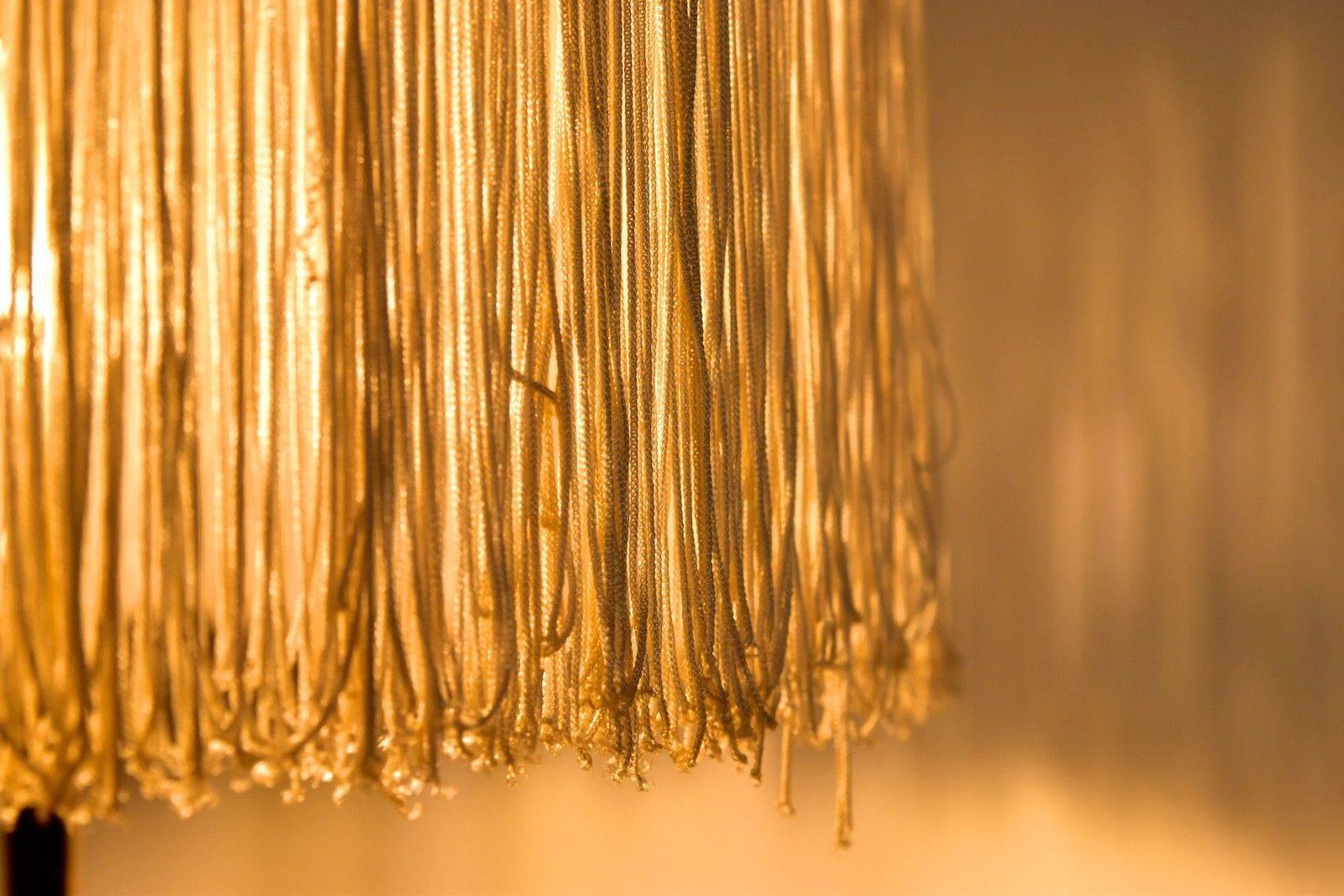 Swedish Silk Fringe Table Lamp Hans-Agne Jakobsson Attributed