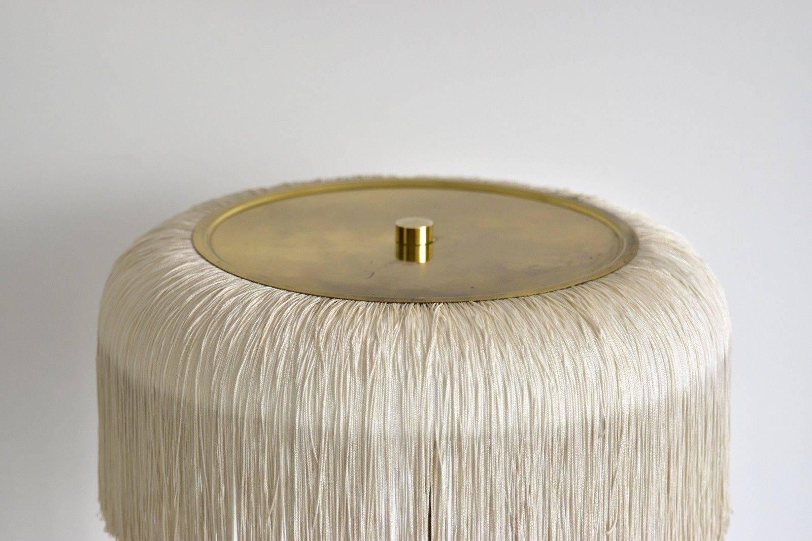 Brass Silk Fringe Table Lamp Hans-Agne Jakobsson Attributed