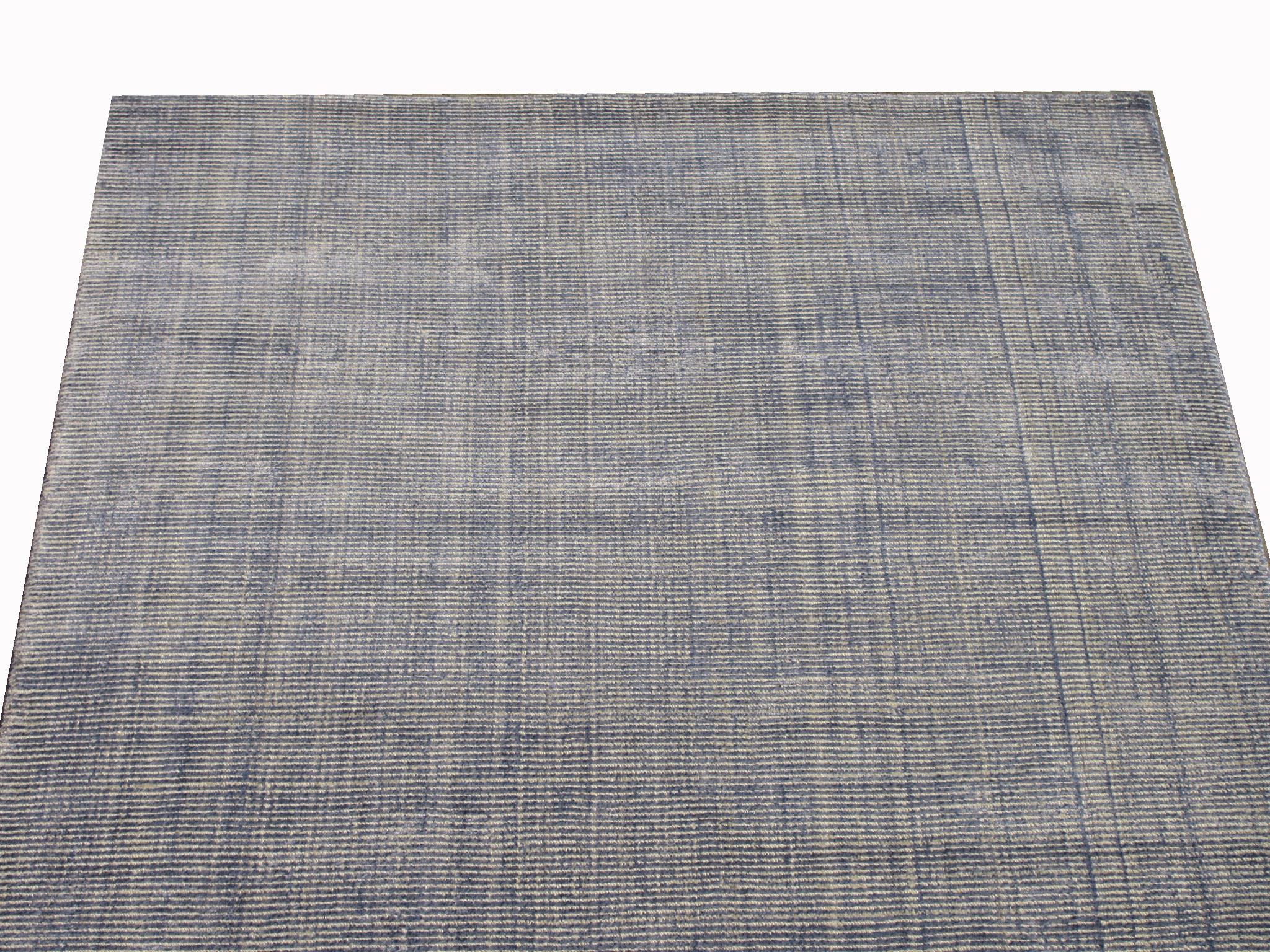 Silk High-Low Modern Rug In New Condition For Sale In Laguna Hills, CA