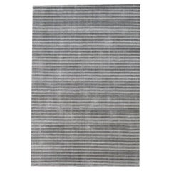 Tapis moderne High-Low en soie