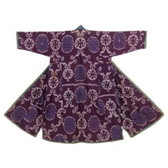 Silk Ikat Chapan, Tajikstan, Late 19th Century.