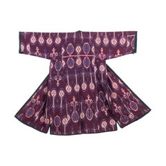 Silk Ikat Chapan, Tajikstan, Late 19th Century.