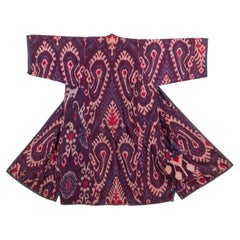 Silk Ikat Chapan, Tajikstan, Late 19th Century.