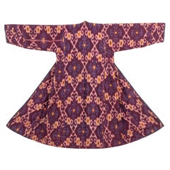 Silk Ikat Chapan, Tajikstan, Late 19th Century.