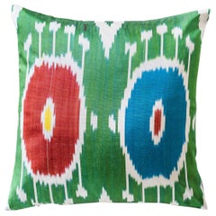 Cuscino Ikat in seta