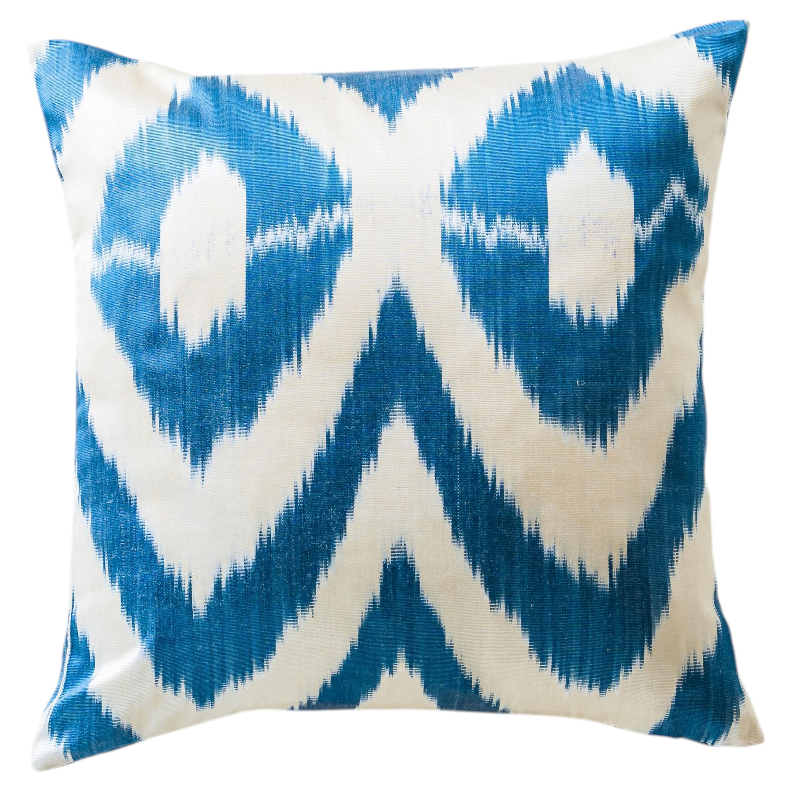 Cuscino Ikat in seta