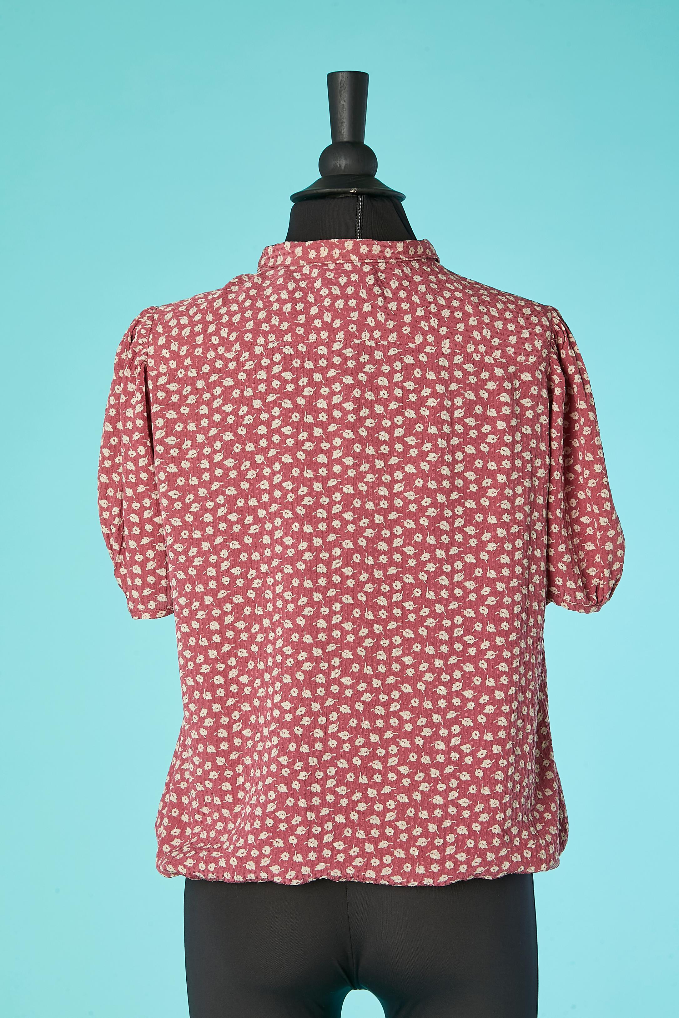 Women's Silk jacquard shirt with tiny flowers print Chloé  For Sale