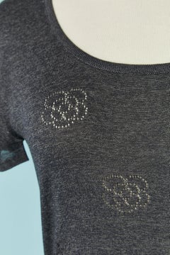 Silk jersey cashmere tee-shirt CHANEL BOUTIQUE