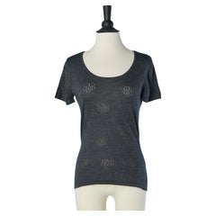CHANEL BOUTIQUE Teehemd aus Seidenjersey und Kaschmir aus Kaschmir
