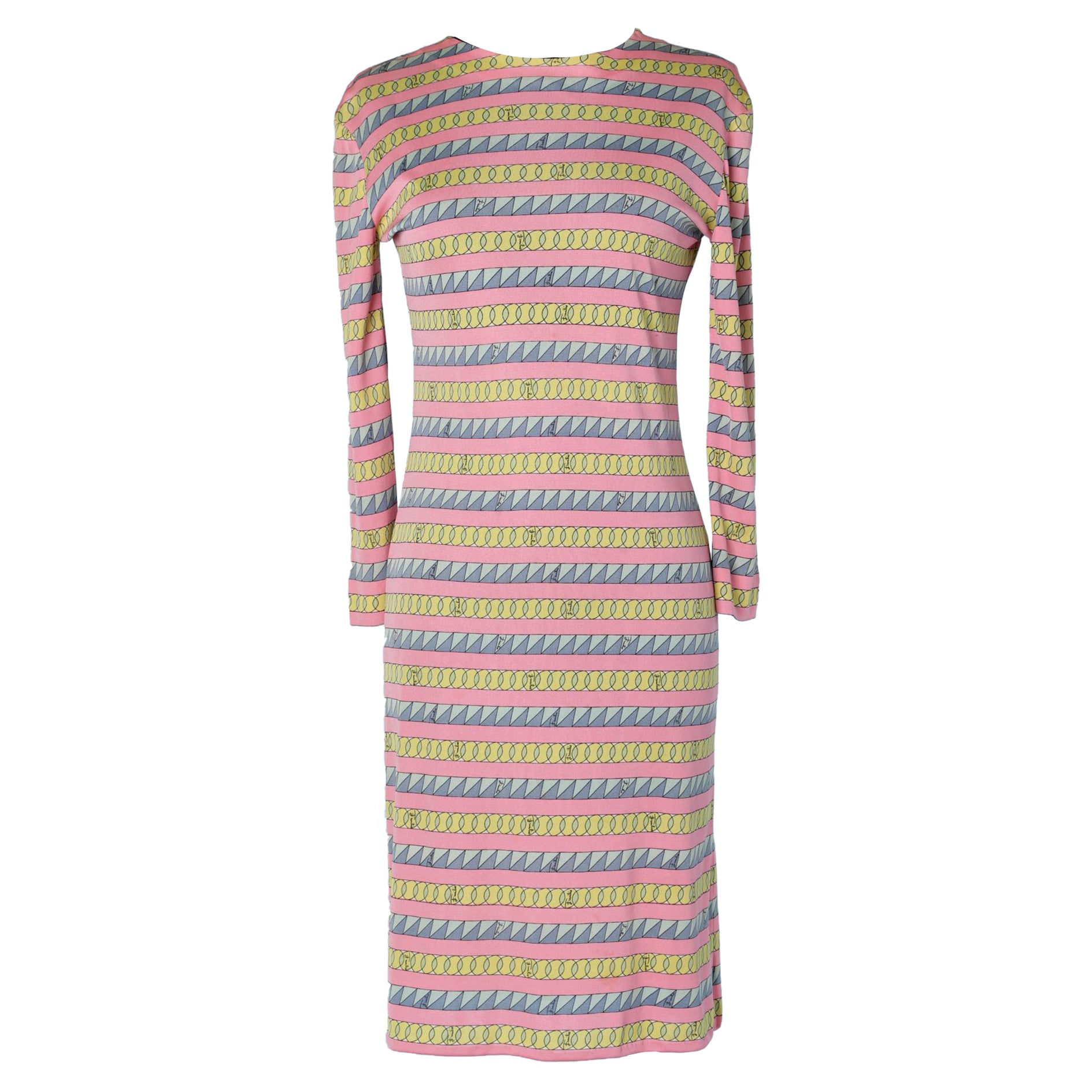 Emilio Pucci - Robe en jersey de soie imprimée