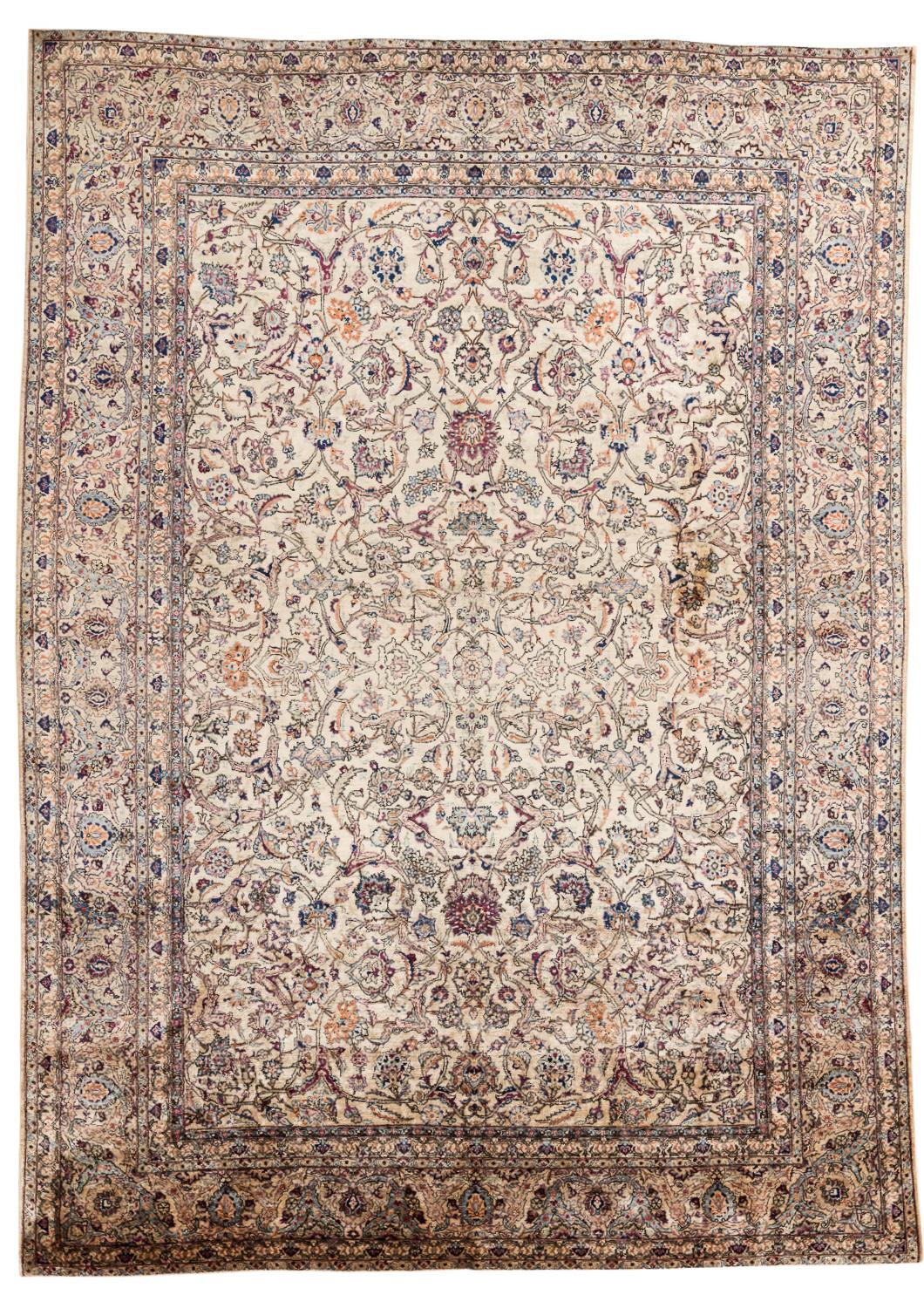Silk Kashan Carpet For Sale 2