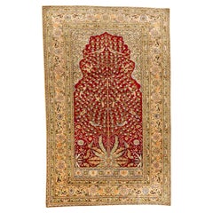 Vintage Silk Kayseri Rug