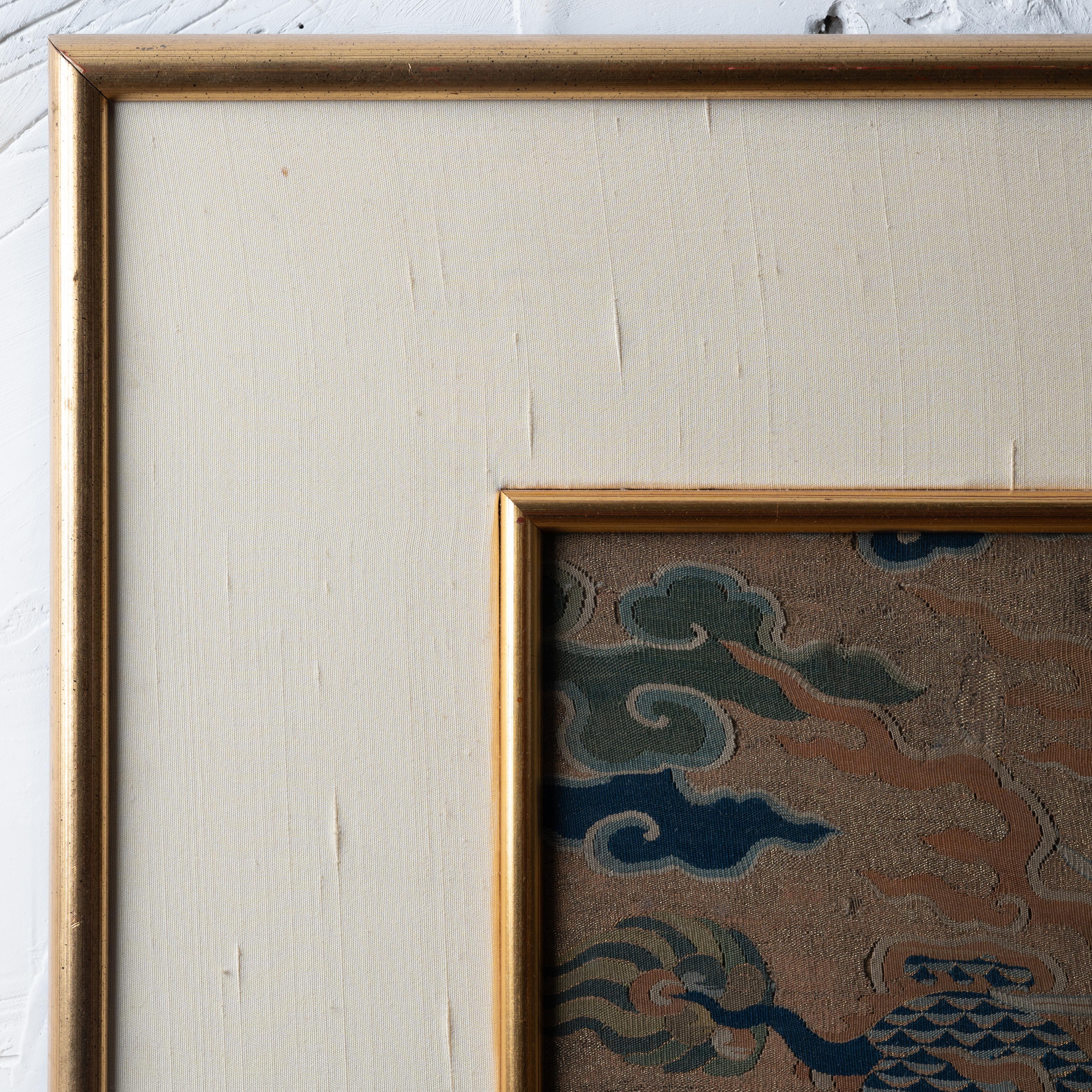 Silk Kesi Qilin Panel, c.1660 For Sale 2
