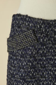 Silk knit chiné wrap skirt FENDI