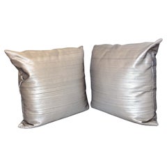 Silk & Leather Pillows