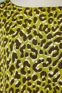 Silk leopard printed blouse Yves Saint Laurent Rive Gauche