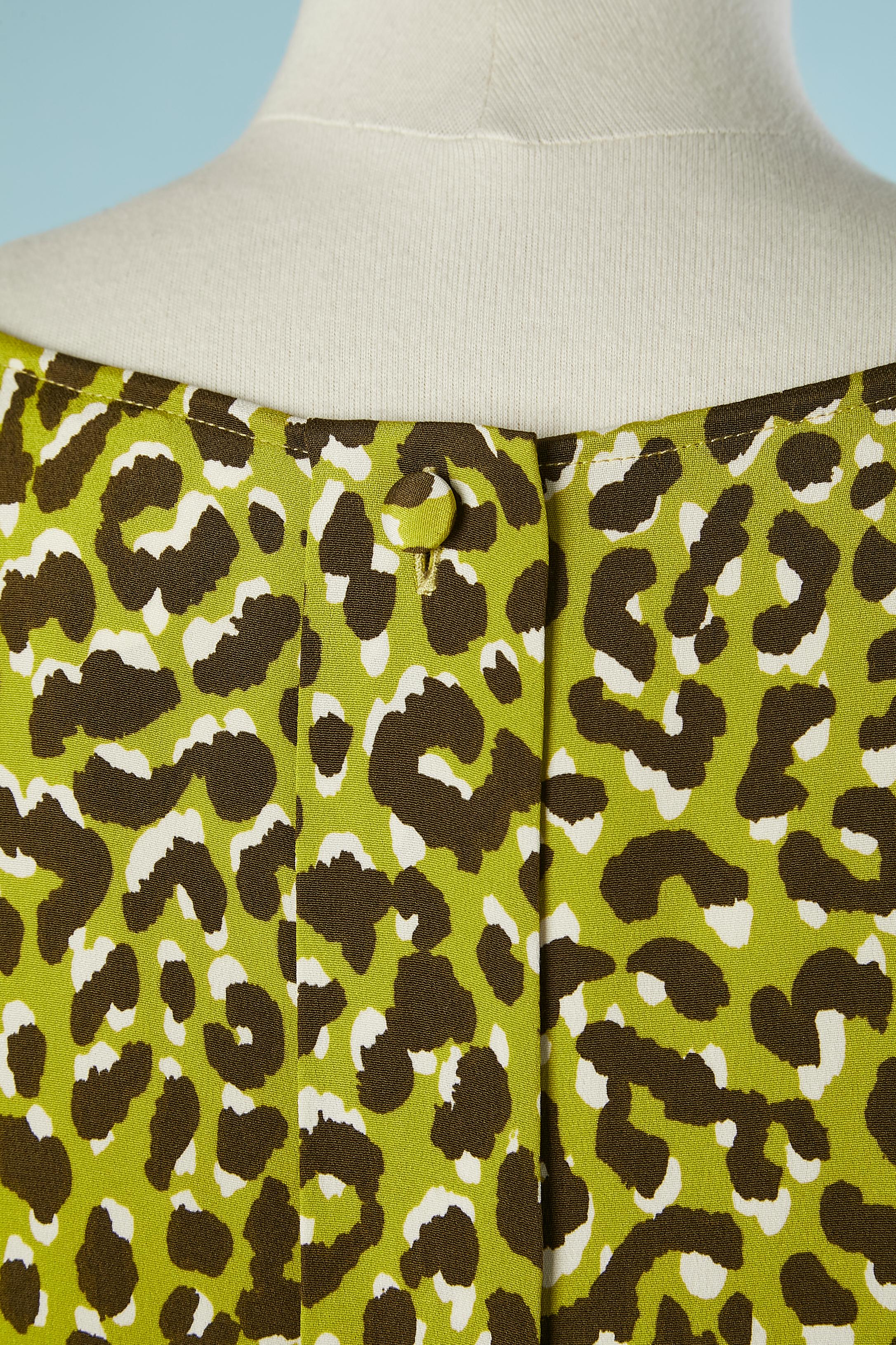Women's Silk leopard printed blouse Yves Saint Laurent Rive Gauche  For Sale