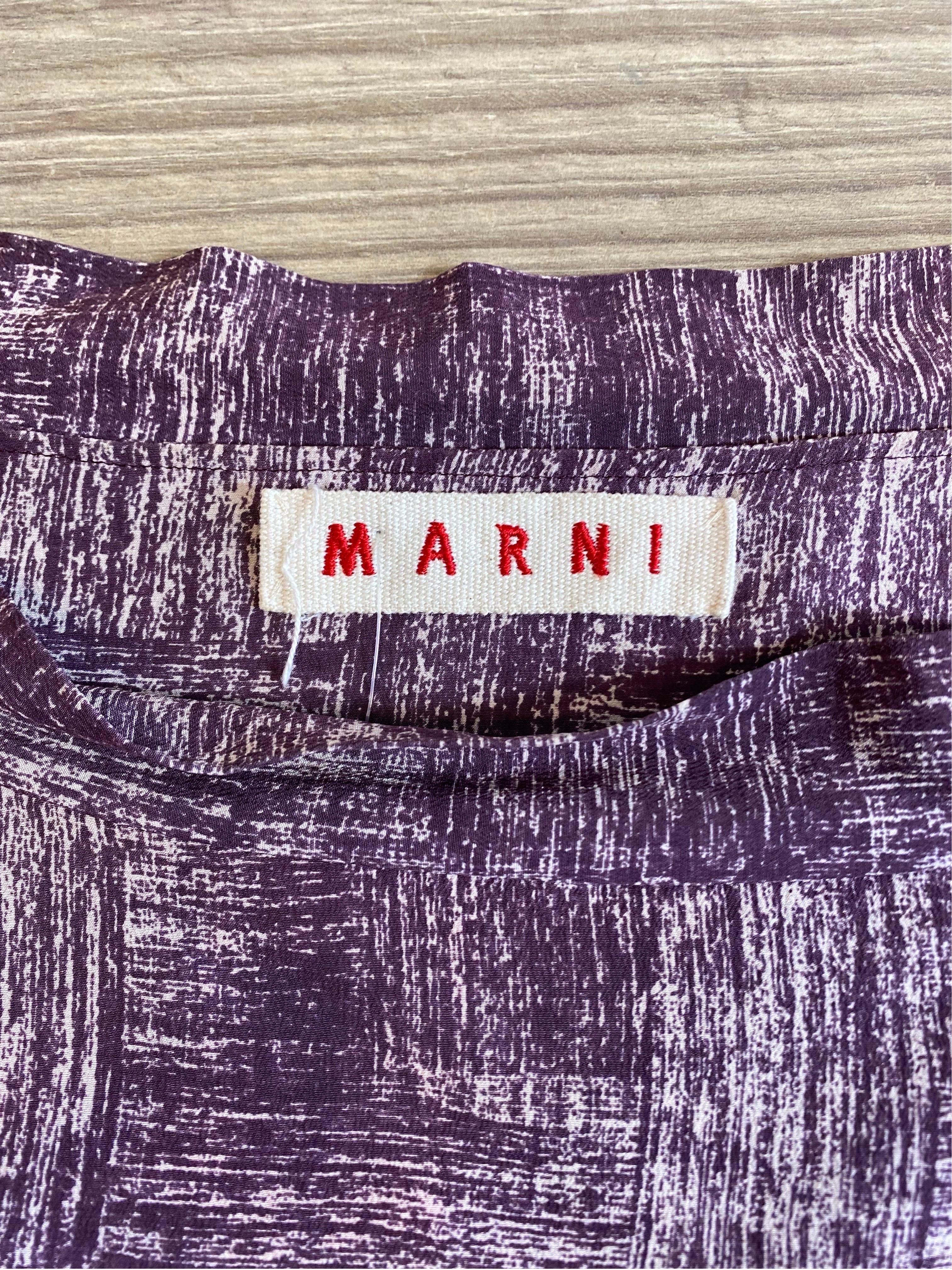 Silk Marni shirt For Sale 3