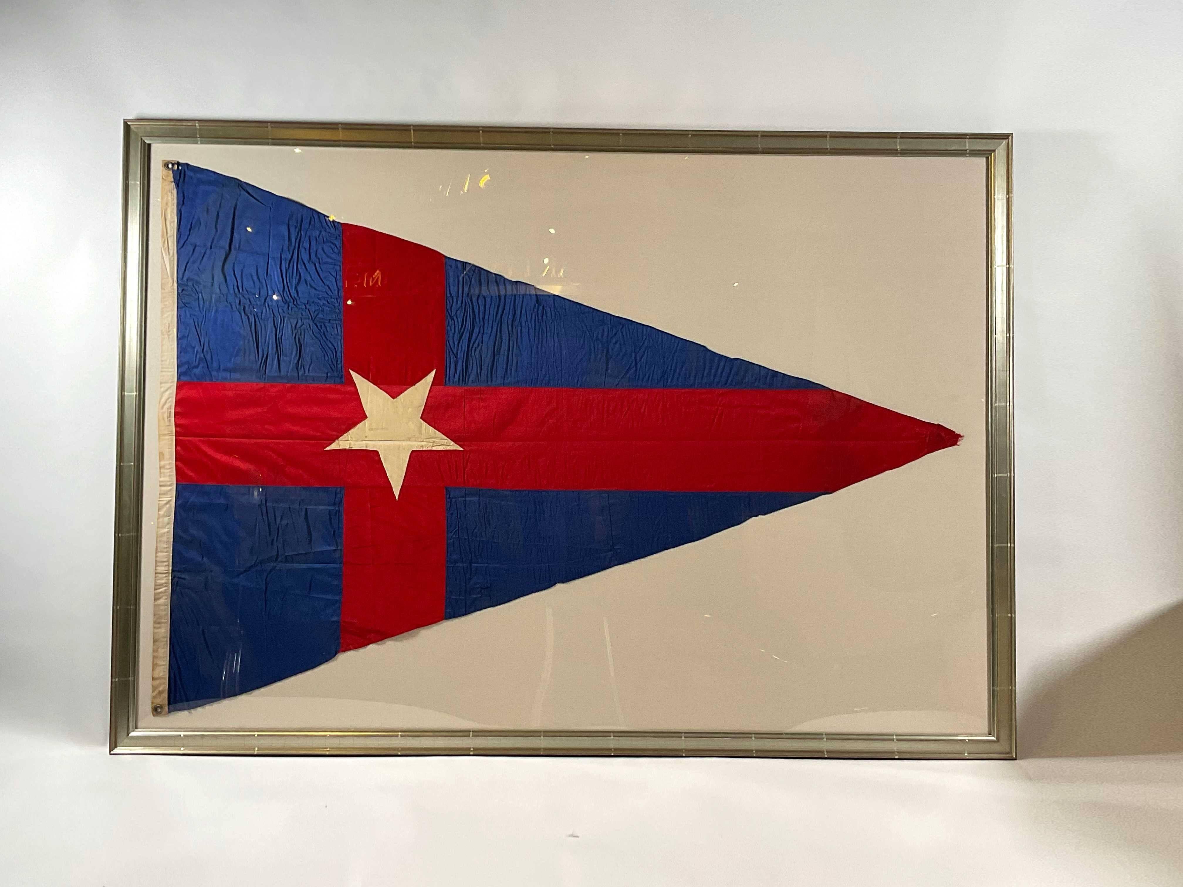 JP Morgan's New York Yacht Club Burgee that flew from his elegant steam yachts 