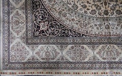 Silk On Silk Carpet Circa 1970  - N° 1408
