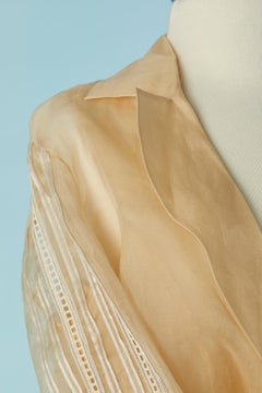 Silk organza shirt and top ensemble GIANFRANCO FERRE STUDIO