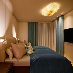 Silk over Metal "Coral" Wall & Ceiling Lamp by Aqua Creations