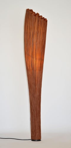 Lámpara de pie "Cuerno" de seda sobre metal de Aqua Creations, Ayala Serfaty, 2003