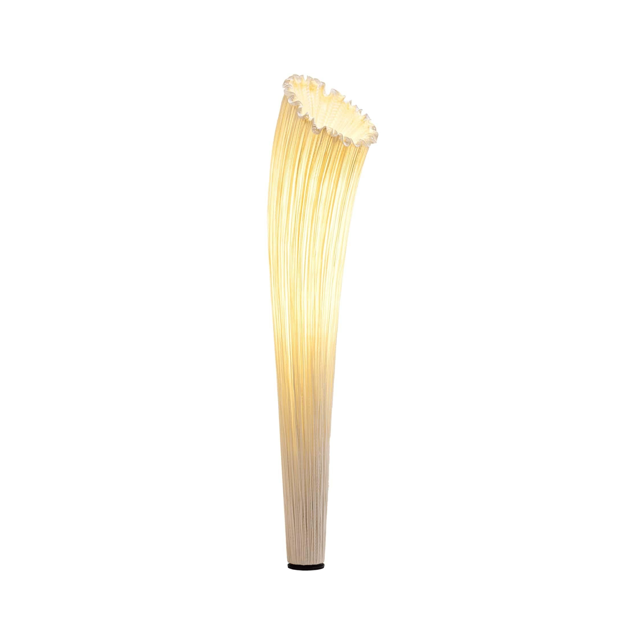 Seide über Metall „ „Horn““ Stehlampe von Aqua Creations im Angebot 6