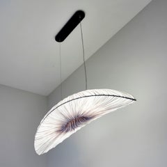 Silk over Metal "Liana S." Pendant Lamp by Aqua Creations