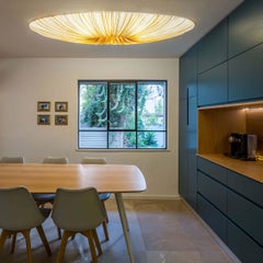 Silk over Metal "Liana" Wall & Ceiling Lamp by Aqua Creations