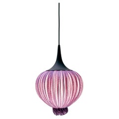 Silk over Metal "Perlina" Pendant Lamp by Aqua Creations