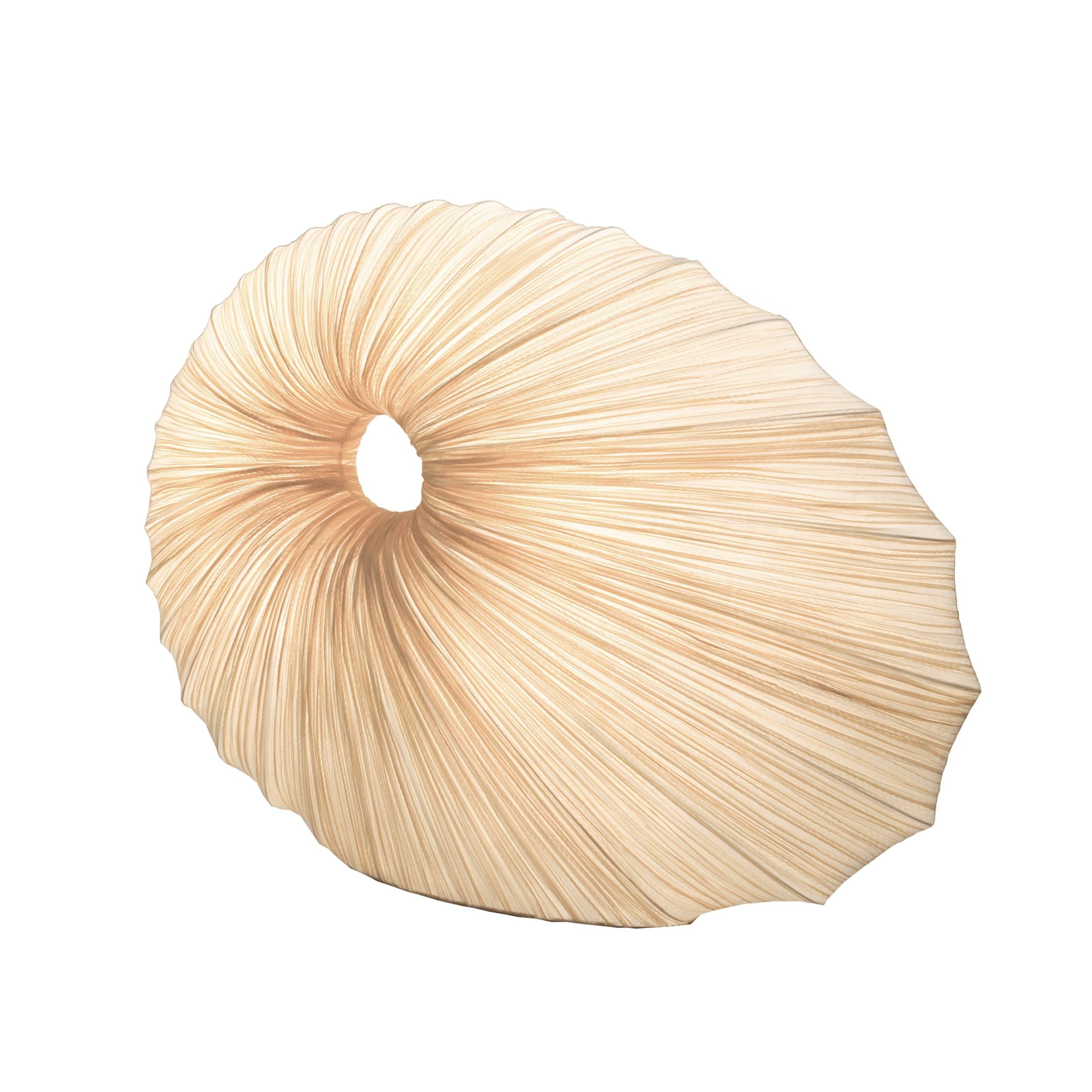 Lampada da parete e da soffitto in seta e metallo 