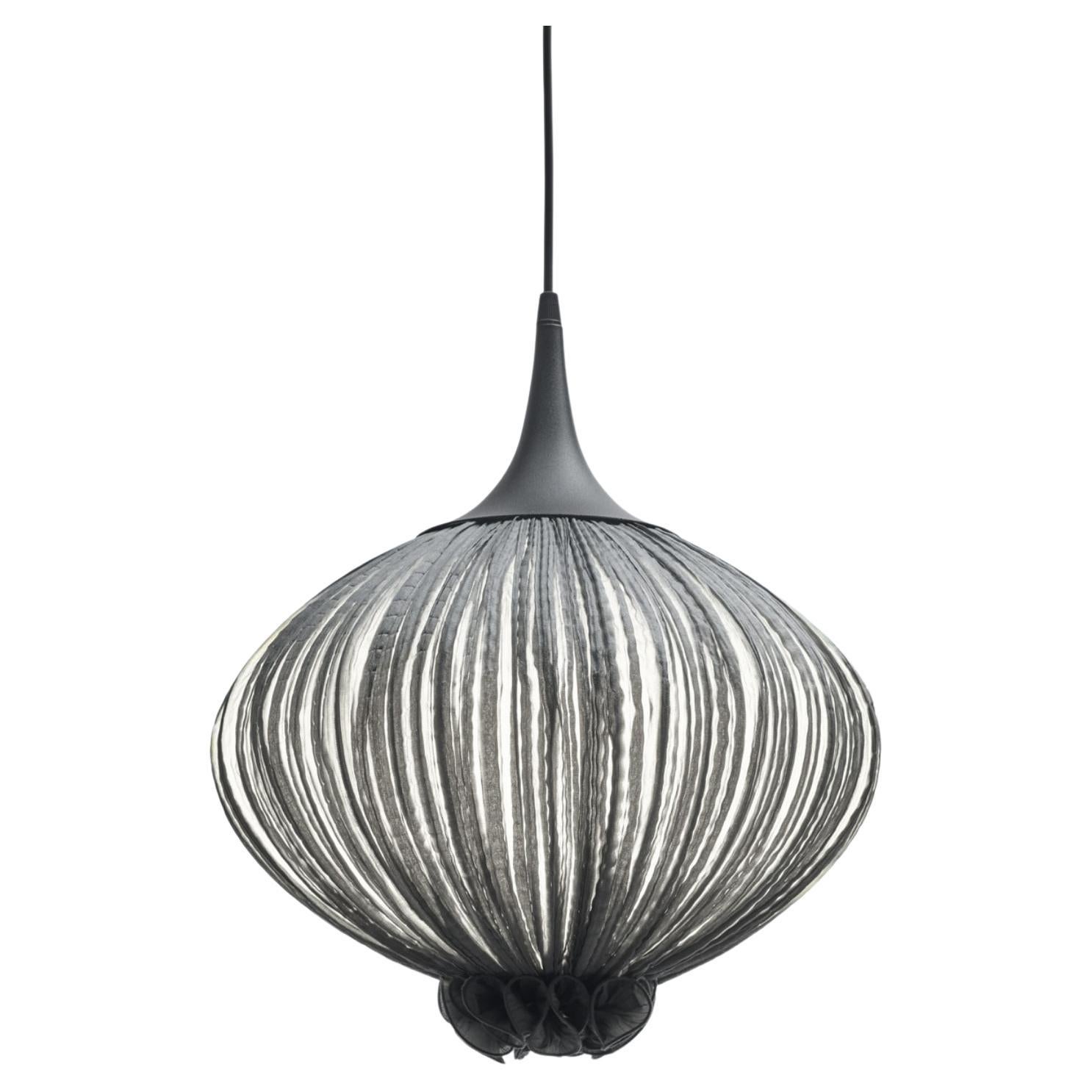 Silk over Metal "Suuria Son" Pendant Lamp by Aqua Creations