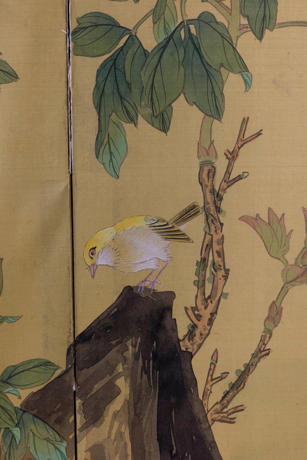 Silk Painting in Japanese Style, 1950s 3