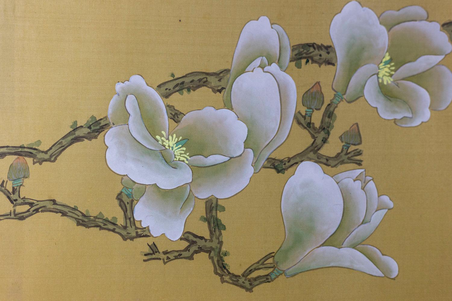 Silk Painting in Japanese Style, 1950s 1
