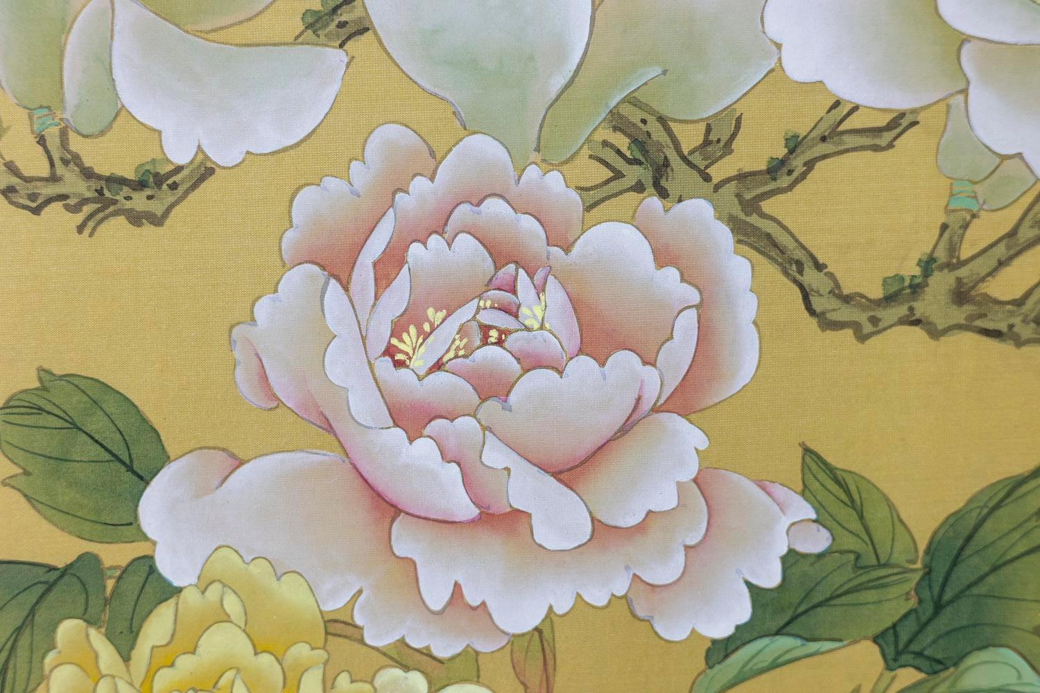 Silk Painting in Japanese Style, 1950s 2