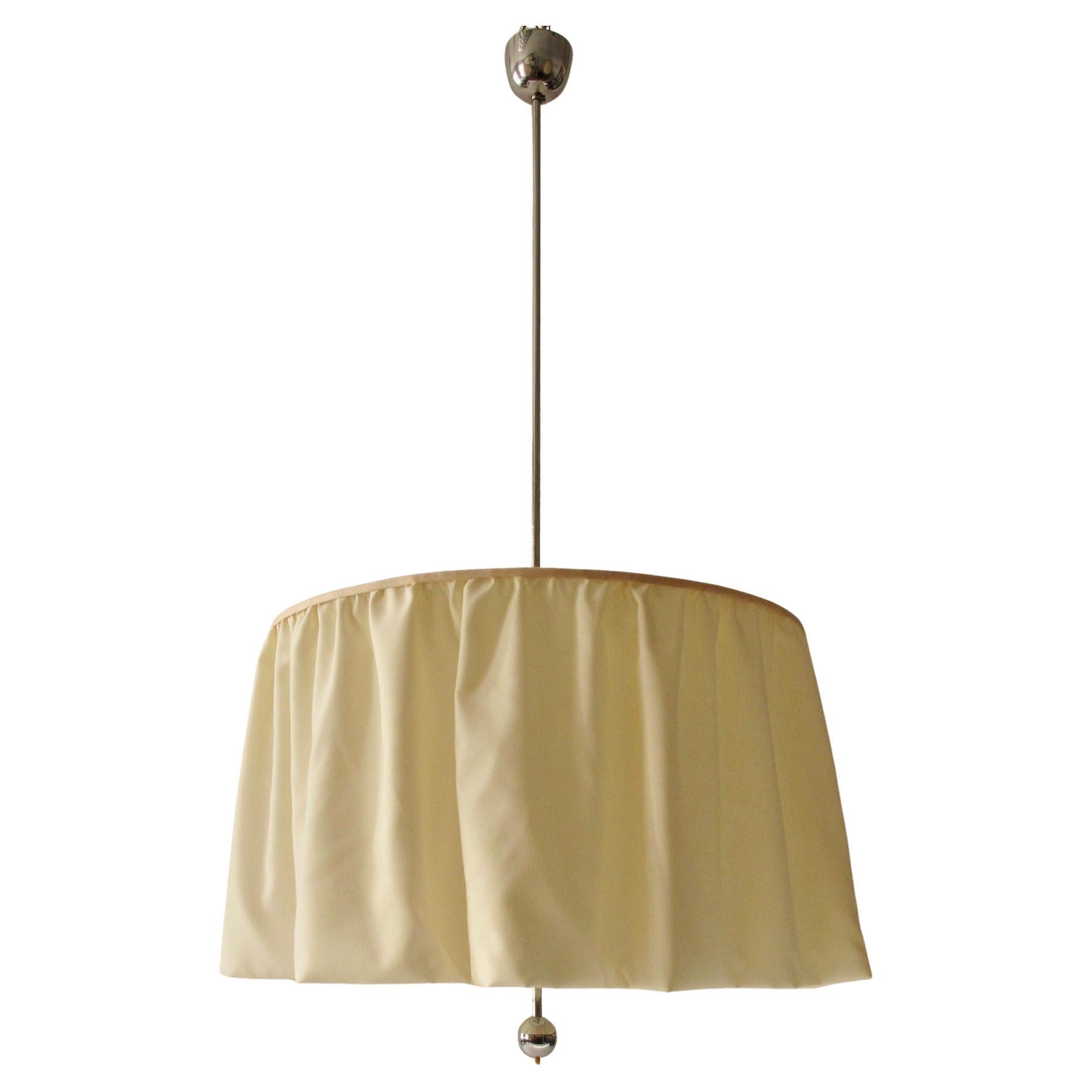 Silk Pendant Lamp from the 1930's, Austria