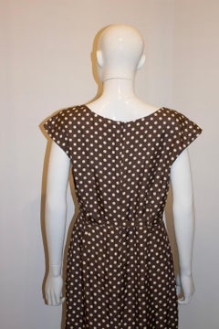 Silk Polka dot dress by Marilyn Moore