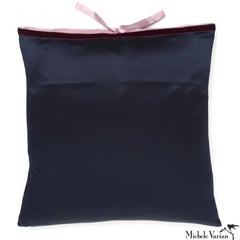 Cuscino da lancio con stampa su seta Inky Floral