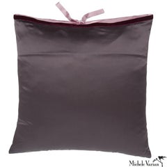 Silk Print Throw Pillow Shadow Garden