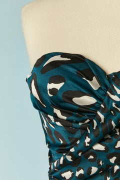Silk printed bustier ALEXANDRE VAUTHIER