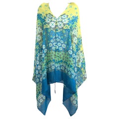 Silk Printed Chiffon Shawl, Ex Collection Duchess of Windsor Sothebys.