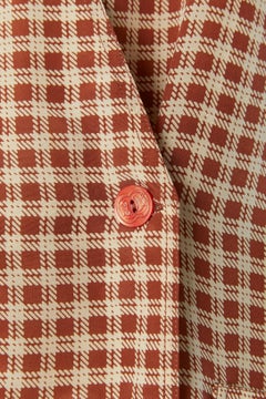 Silk printed double-breasted jacket and skirt ensemble CHANEL