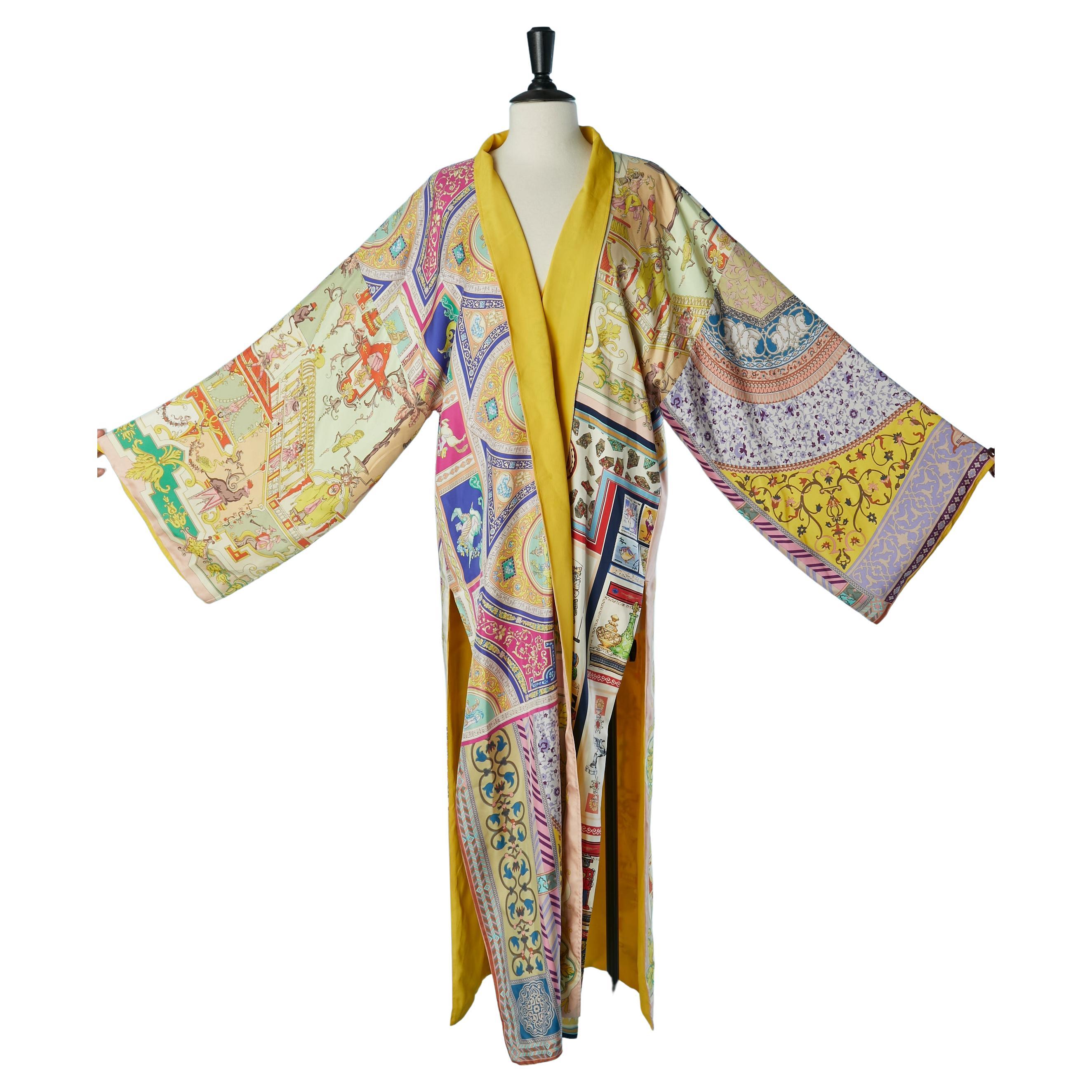 Kimono in seta stampata Etro